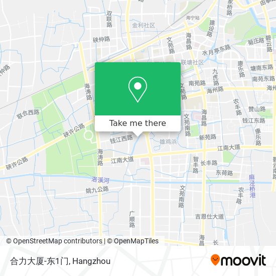 合力大厦-东1门 map