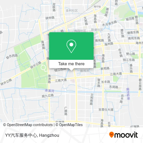 YY汽车服务中心 map