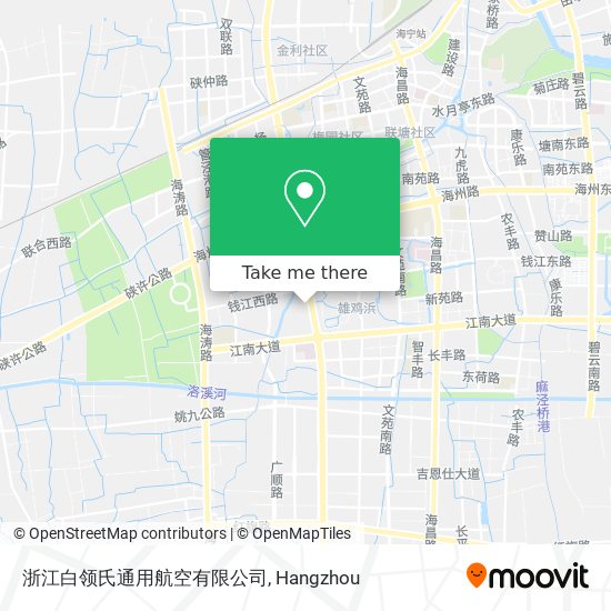 浙江白领氏通用航空有限公司 map