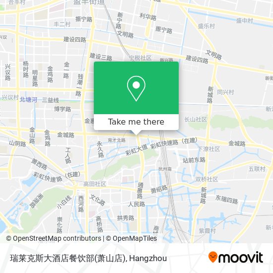 瑞莱克斯大酒店餐饮部(萧山店) map