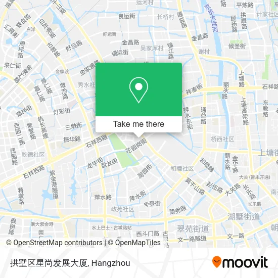 拱墅区星尚发展大厦 map