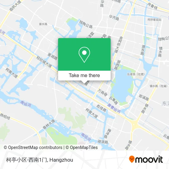 柯亭小区-西南1门 map