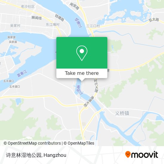 诗意林湿地公园 map