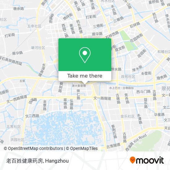 老百姓健康药房 map