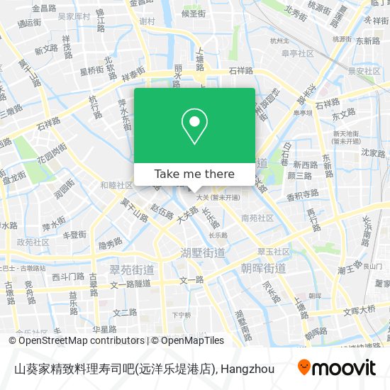 山葵家精致料理寿司吧(远洋乐堤港店) map