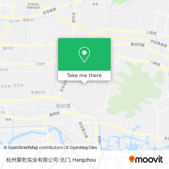 杭州聚乾实业有限公司-北门 map