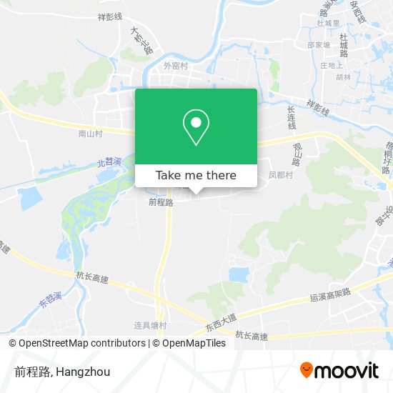 前程路 map