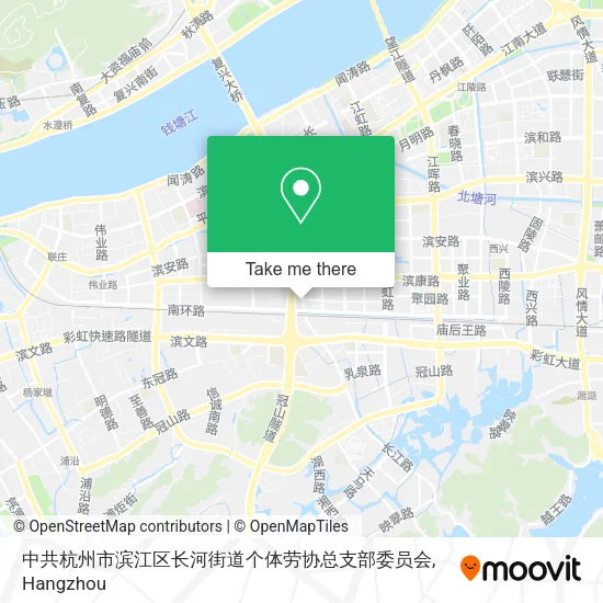 中共杭州市滨江区长河街道个体劳协总支部委员会 map