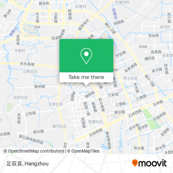 足双喜 map