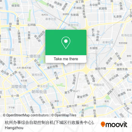 杭州办事综合自助控制台机(下城区行政服务中心) map