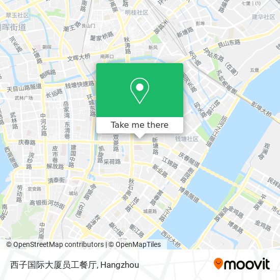 西子国际大厦员工餐厅 map
