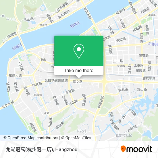 龙湖冠寓(杭州冠一店) map