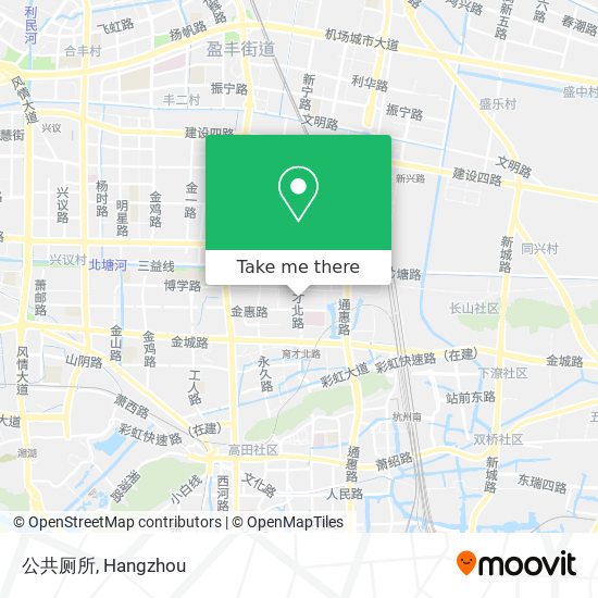 公共厕所 map