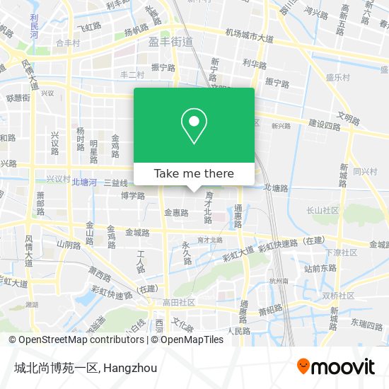 城北尚博苑一区 map