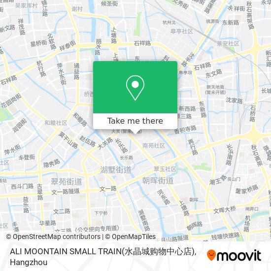ALI MOONTAIN SMALL TRAIN(水晶城购物中心店) map