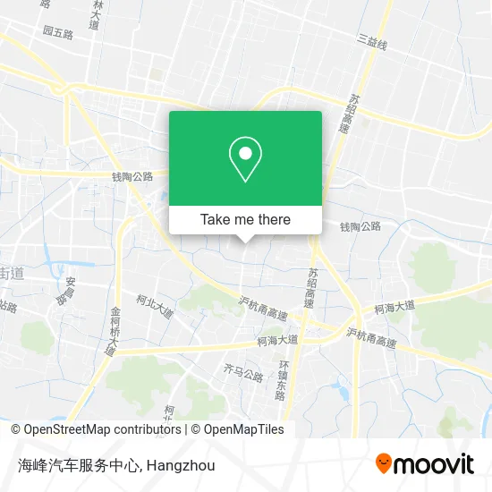 海峰汽车服务中心 map