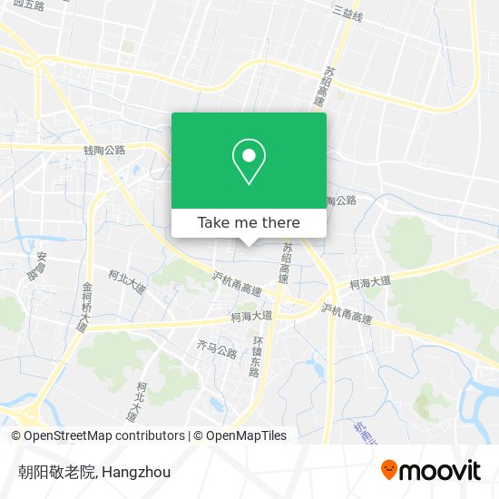 朝阳敬老院 map