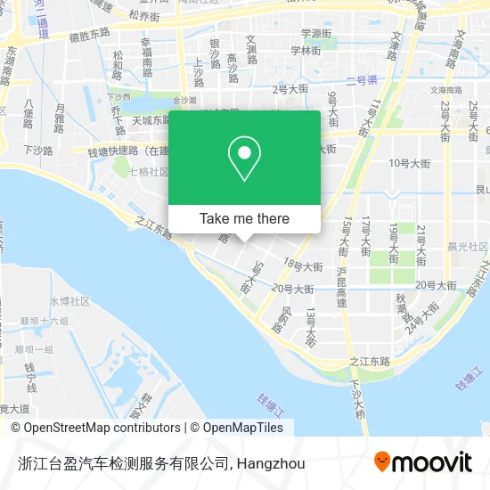 浙江台盈汽车检测服务有限公司 map