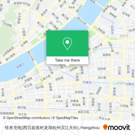 怪兽充电(西贝莜面村龙湖杭州滨江天街) map