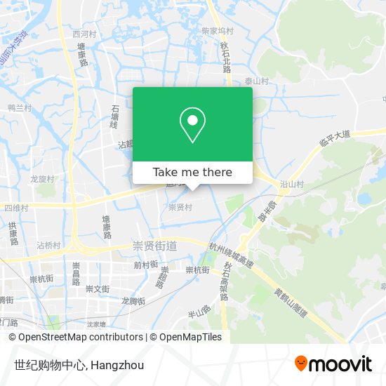 世纪购物中心 map