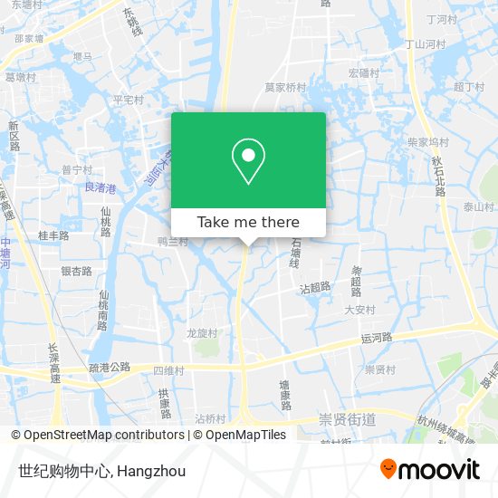世纪购物中心 map