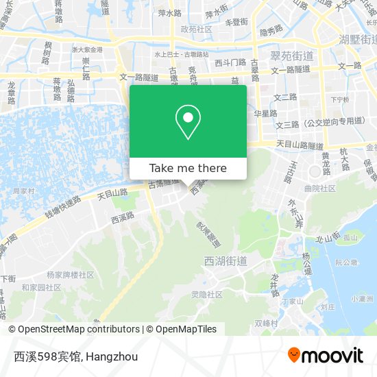 西溪598宾馆 map