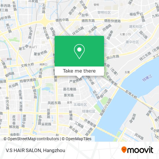 V.S HAIR SALON map