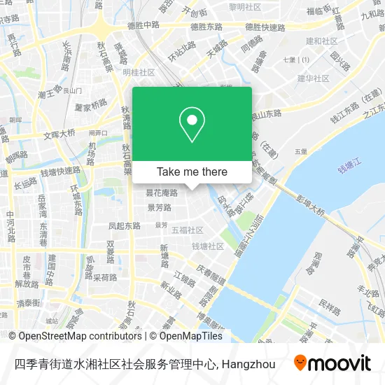 四季青街道水湘社区社会服务管理中心 map