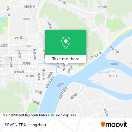 SEVEN TEA map