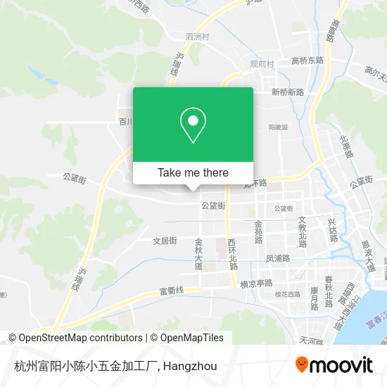 杭州富阳小陈小五金加工厂 map