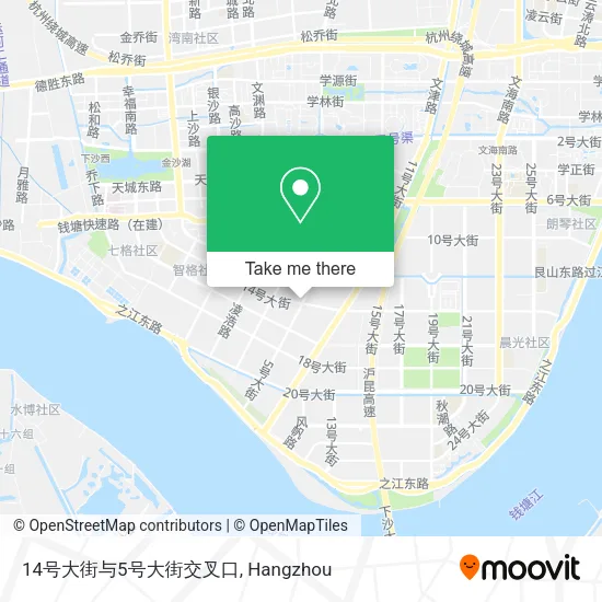 14号大街与5号大街交叉口 map
