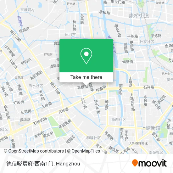 德信晓宸府-西南1门 map