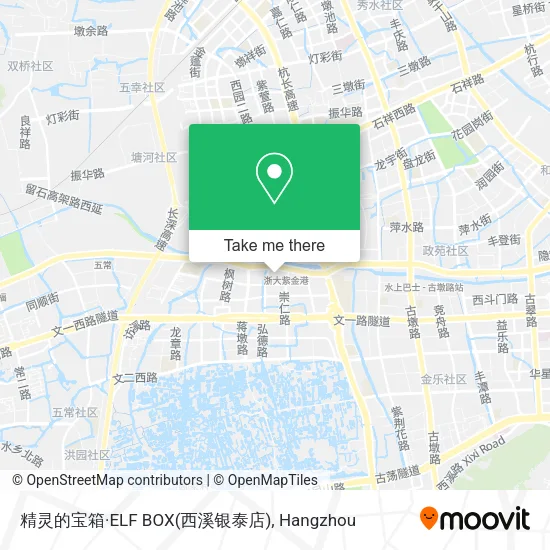 精灵的宝箱·ELF BOX(西溪银泰店) map