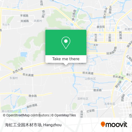 海虹工业园木材市场 map
