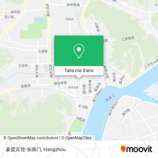 豪霆宾馆-东南门 map