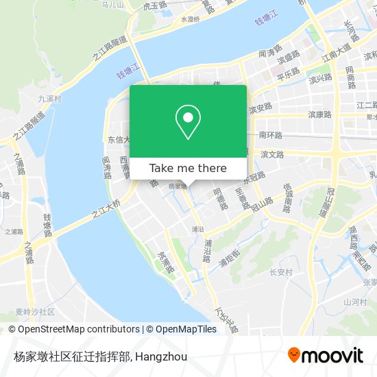 杨家墩社区征迁指挥部 map