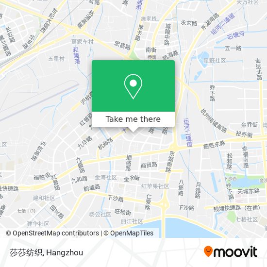 莎莎纺织 map