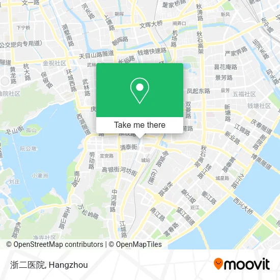 浙二医院 map