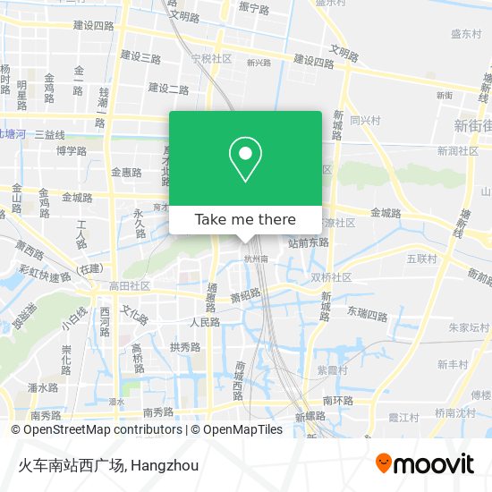 火车南站西广场 map