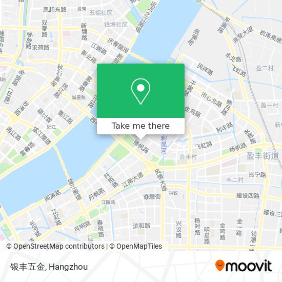 银丰五金 map