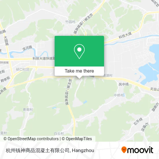 杭州钱神商品混凝土有限公司 map