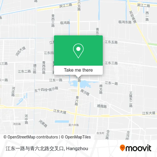 江东一路与青六北路交叉口 map
