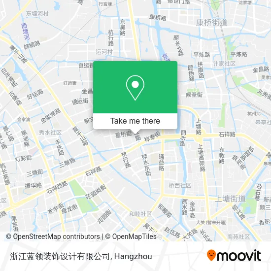 浙江蓝领装饰设计有限公司 map