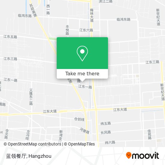 蓝领餐厅 map