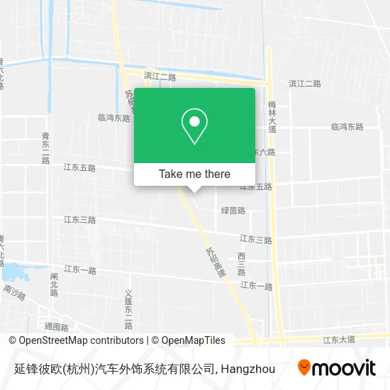 延锋彼欧(杭州)汽车外饰系统有限公司 map