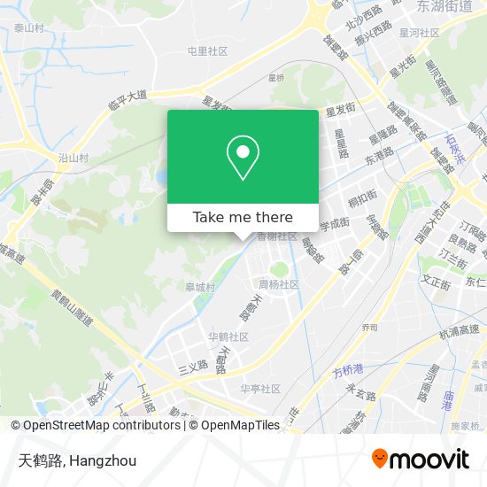 天鹤路 map