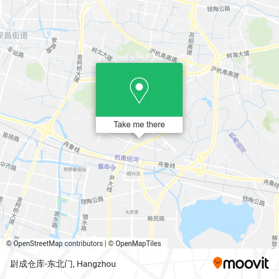 尉成仓库-东北门 map