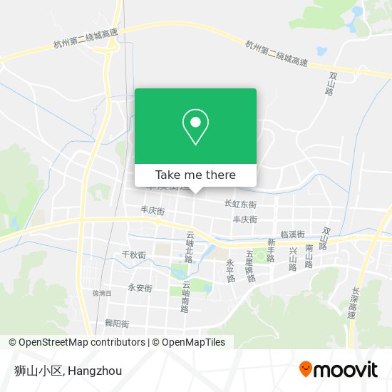 狮山小区 map