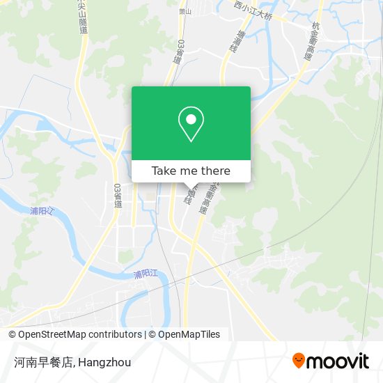 河南早餐店 map