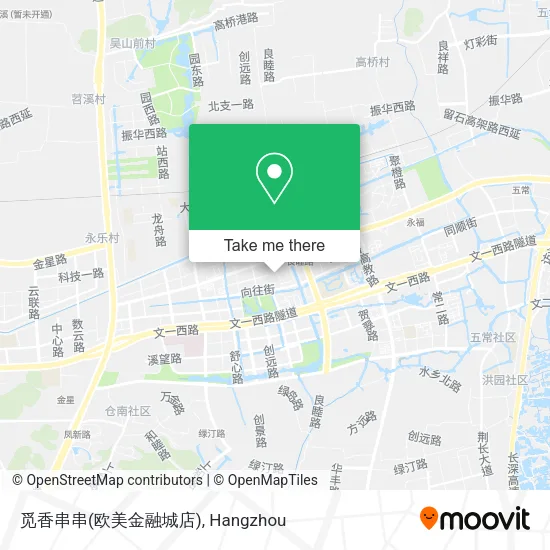 觅香串串(欧美金融城店) map
